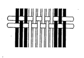 [Illustration of shed stick placement]